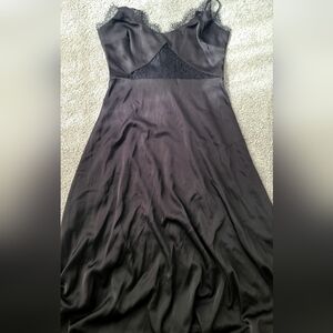 Petal & Pup Black Lace Maxi Dress